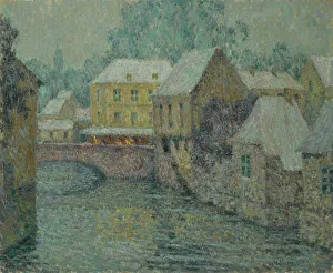 Calm Collection: Neige (Snow), 1917. Creator: Le Sidaner, Henri (1862-1939)