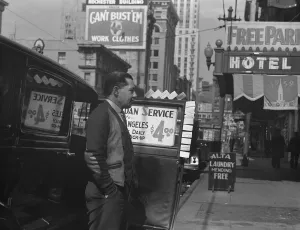 Charity Gallery: In the neighborhood where the Salvation Army operates, San Francisco, California, 1939
