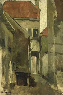 Breitner George Hendrik Prints: Neighborhood Street in Rijswijk near The Hague
