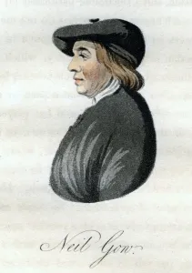 Neil Gow, Scottish fiddle-player, (1800).Artist: William Green Neil Gow, Scottish fiddle-player, (1800).Artist: William Green