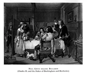 Ballad Prints: Nell Gwyn selling Ballards, (19th century)