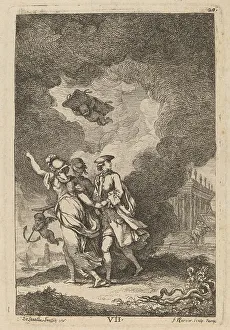Nella Venuta in Roma: pl. 7, 1764. Creator: Franz Edmund Weirotter