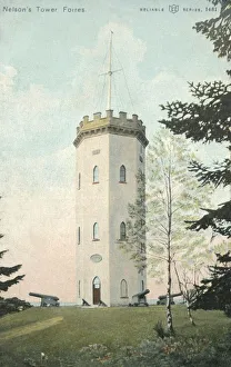 Moray Prints: Nelsons Tower, Forres, late 19th-early 20th century. Creator: Unknown