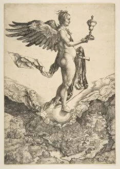 Nemesis Collection: Nemesis (The Great Fortune), ca. 1501. Creator: Albrecht Durer