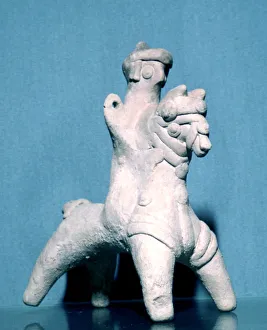 Neo-Hittite terracotta figurine of a horseman, Carcemish, 8th century BC