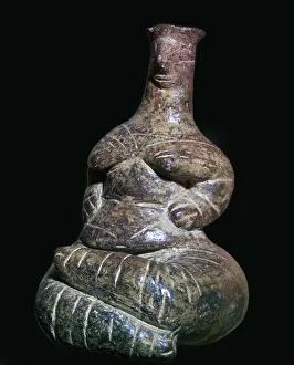 Legs Crossed Prints: Neolithic mother-goddess from Crete