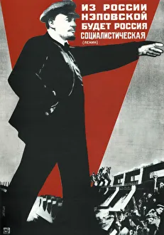 Klutsis Prints: From the NEP Russia will come the Socialist Russia!