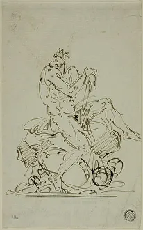 Neptune, 18th century. Creators: Unknown, Guido Reni