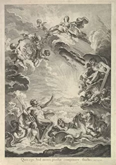 Neptune Gallery: Neptune apaisant la tempete (Neptune Calming the Storm), 18th century
