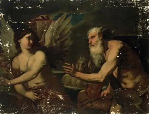 Hand Gestures Prints: Neptune and Coronis, 1654. Creator: Luca Giordano