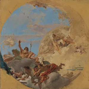 Tiepoli Prints: Neptune and the Winds. Creator: Giovanni Battista Tiepolo