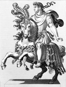 Tyrant Prints: Nero, 1st century Roman emperor, 1850