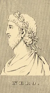 Nero, (37- 68 AD), 1830. Creator: Unknown Nero, (37- 68 AD), 1830. Creator: Unknown