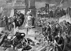 Enslaved People Prints: Nero after the Burning of Rome