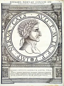 Trajan Prints: Nerva (30 -98 AD), 1559