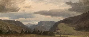 Professor Hans Gude Prints: From Nes in Hallingdal, 1845. Creator: Hans Gude