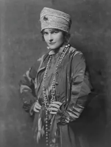Hands On Hips Prints: Nesbit, Cathleen, Miss, portrait photograph, not before 1916. Creator: Arnold Genthe