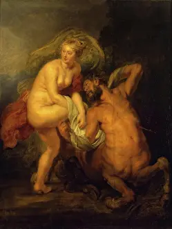 Rubens Sir Peter Paul Prints: Nessus and Dejanira, 1630. Creator: Peter Paul Rubens