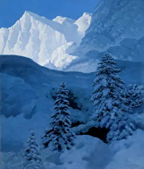 Western Carpathians Prints: Nest of Winter, 1907. Creator: Stanislaw Witkiewicz