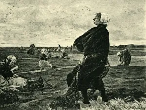 Mending Collection: The Net-Menders, 1887-1889, (1908). Creator: Unknown