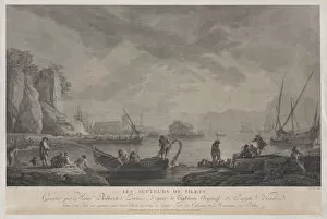 Fishermen Gallery: The Net Throwers, ca. 1750-1800. Creator: Anne Philiberte Coulet