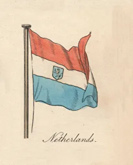 Shield Emblem Prints: Netherlands, 1838