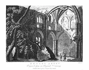 Collapsed Collection: Netley Abbey, 1776. Artist: Richard Godfrey