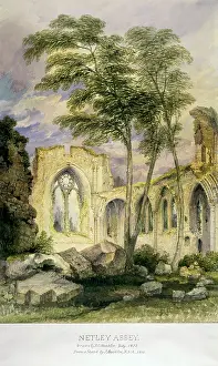 Southampton Hampshire England Prints: Netley Abbey, 1872. Creator: John Chessell Buckler