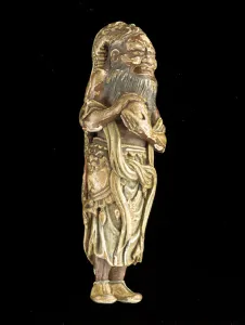 Netsuke: Riujin, Edo period, 18th century. Creator: Shuzan