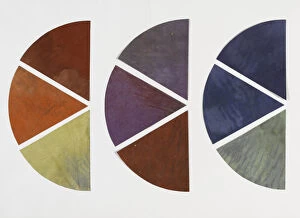Centre Georges Pompidou Gallery: Neuf elements de cercle chromatique, 1922-1933