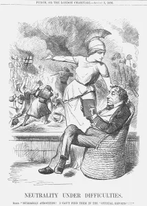 Report Prints: Neutrality Under Difficulties, 1876. Artist: Joseph Swain
