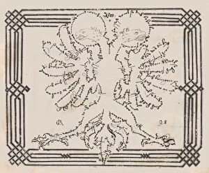 Double Headed Eagle Gallery: Neuw Zugerichte Schreibkunst (New [book of] Calligraphy), 1604. Creator: Caspar Rutlinger