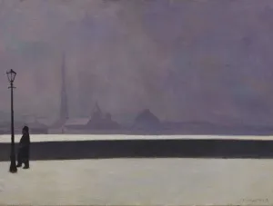 Neva Prints: The Neva River, light mist, 1913