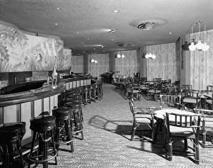 Pendant Light Prints: Nevele Hotel, Ellenville, New York, 1959. Creator: Gottscho-Schleisner, Inc