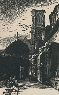 Fernand Prints: Nevers - Tour De Cathedrale, 1919. Artist: Fernand Chalandre
