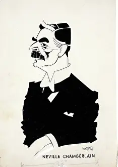 Agreement Prints: Neville Chamberlain, c1940. Creators: Central Office of Information, John Musgrave-Wood