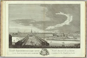 Admirality Gallery: Nevsky Prospekt with the Admirality view (Book to the 50th anniversary of the founding of St)