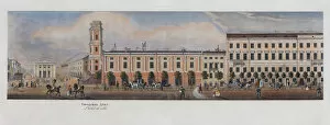 Nevsky Prospekt and City Duma in Saint Petersburg, 1830s