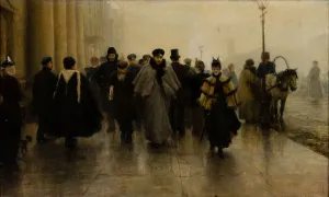 Ivan Alexeyevich 1869 1947 Prints: Nevsky Prospekt, Early 1890s