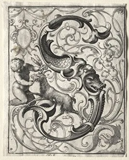 1579 1637 Prints: New ABC Booklet: S, 1627. Creator: Lucas Kilian (German, 1579-1637)