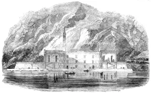 Edmund Evans Prints: New Aqueduct at Trieste - the Machine Rooms, 1856. Creator: Edmund Evans