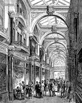 Shopping Arcade Prints: New arcade, Old Bond-Street: interior, 1880. Creator: Unknown