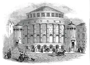 Baptist Collection: New Baptist Chapel, Leicester, 1845. Creator: Unknown