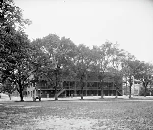 Barracks Prints: New Barracks, Fort Monroe, Va. between 1900 and 1910. Creator: Unknown