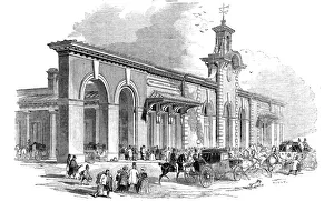 Train Station Prints: The New Bricklayers Arms Terminus of the South-Eastern Railway, 1844