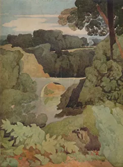 New Bridge, Durham, 1923. Artist: John Sell Cotman