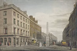 Office Building Collection: New Bridge Street, City of London, 1809. Artist: William James Bennett