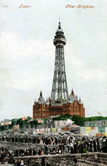 Images Dated 2nd September 2010: New Brighton Tower, Wallasey, Cheshire, c1898-c1921