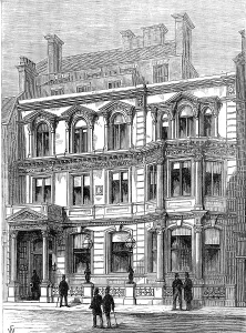 Old Boys Club Prints: New building of the City Carlton Club, 1880. Creator: Unknown