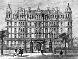 Office Prints: New buildings, Temple Gardens, 1880. Creator: Unknown